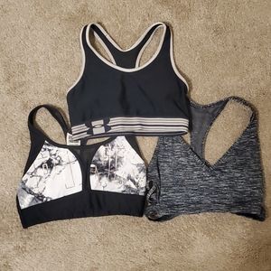 3 sport bra bundle all size small multiple brands